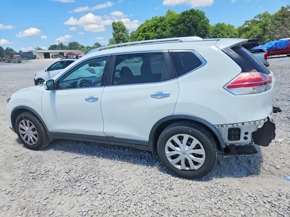2016 Nissan Rogue VIN KNMAT2MT8GP708610 COPART salvage auction — REAR END, Tn - Salvage Certificate, sold $1,250 on 2026-07-02 (photo 2)