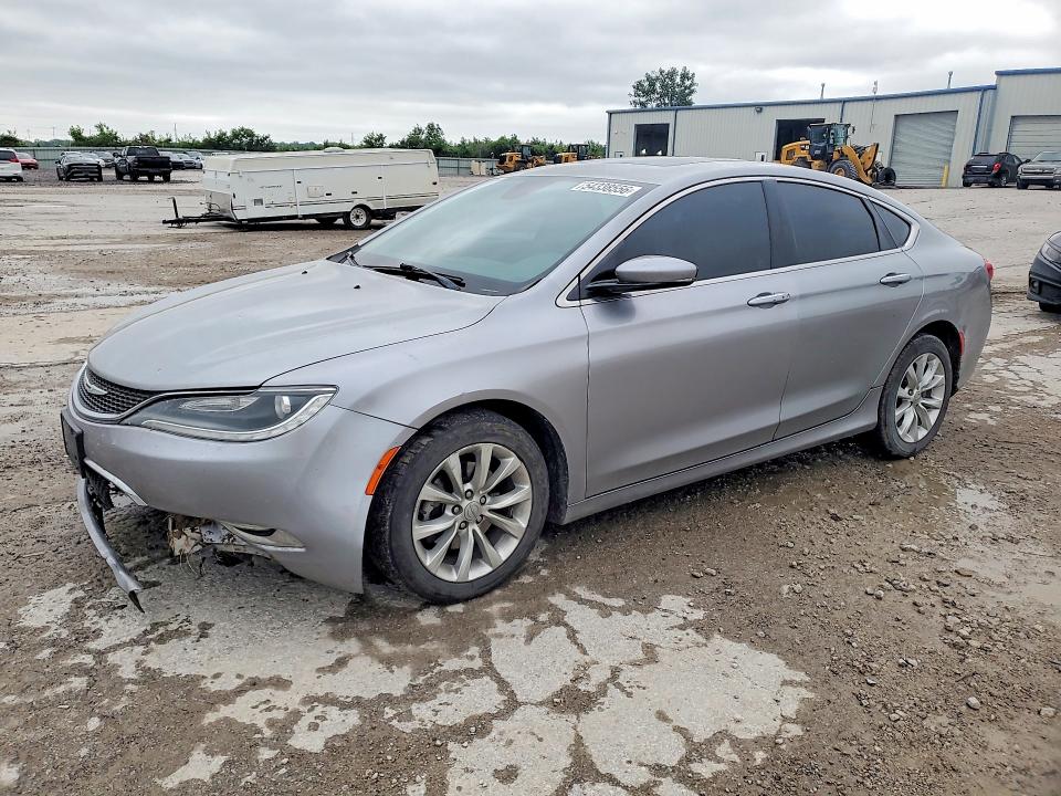 2015 Chrysler 200 VIN 1C3CCCCB2FN633716 COPART salvage auction — FRONT END, Ks - Cert Of Title-Salvage, sold $775 on 2026-07-02 (photo 1)