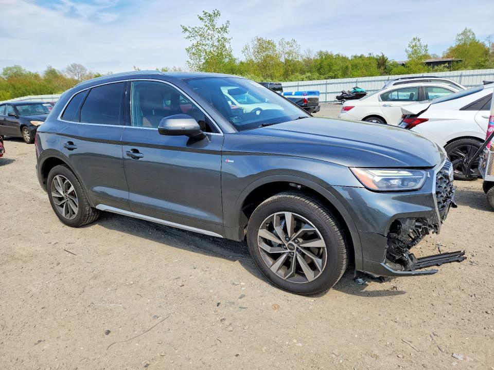 2022 Audi Q5 VIN WA1EAAFY4N2099756 COPART salvage auction — FRONT END, Ma - Cert Of Title-Salvage, sold $13,800 on 2026-07-15 (photo 4)