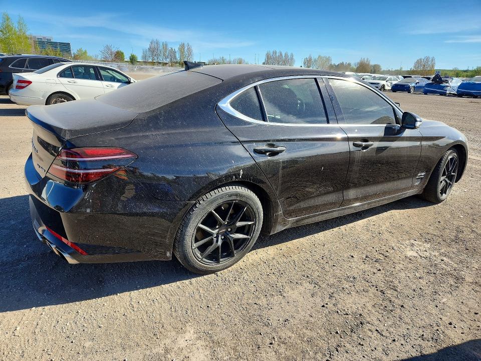 2023 Genesis G70 VIN KMTG34TA5PU113674 COPART salvage auction — SIDE, On - Permit No Brand - Unfit, sold $16,500 on 2026-07-07 (photo 3)