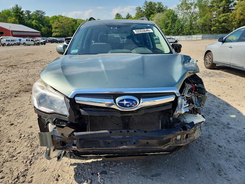 2014 Subaru Forester VIN JF2SJAEC8EH464940 COPART salvage auction — FRONT END, Ma - Cert Of Title-Reconstrctd Coll, sold $450 on 2026-07-02 (photo 5)