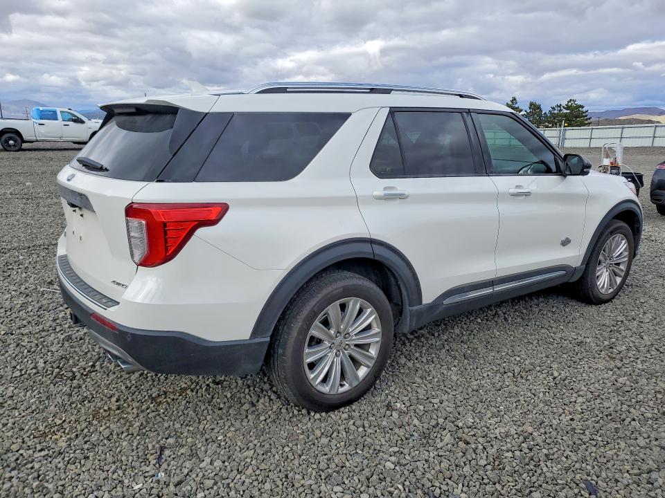 2022 Ford Explorer VIN 1FM5K8LC8NGC04513 COPART salvage auction — HAIL, Ks - Cert Of Title-Salvage, sold $21,800 on 2026-07-09 (photo 3)