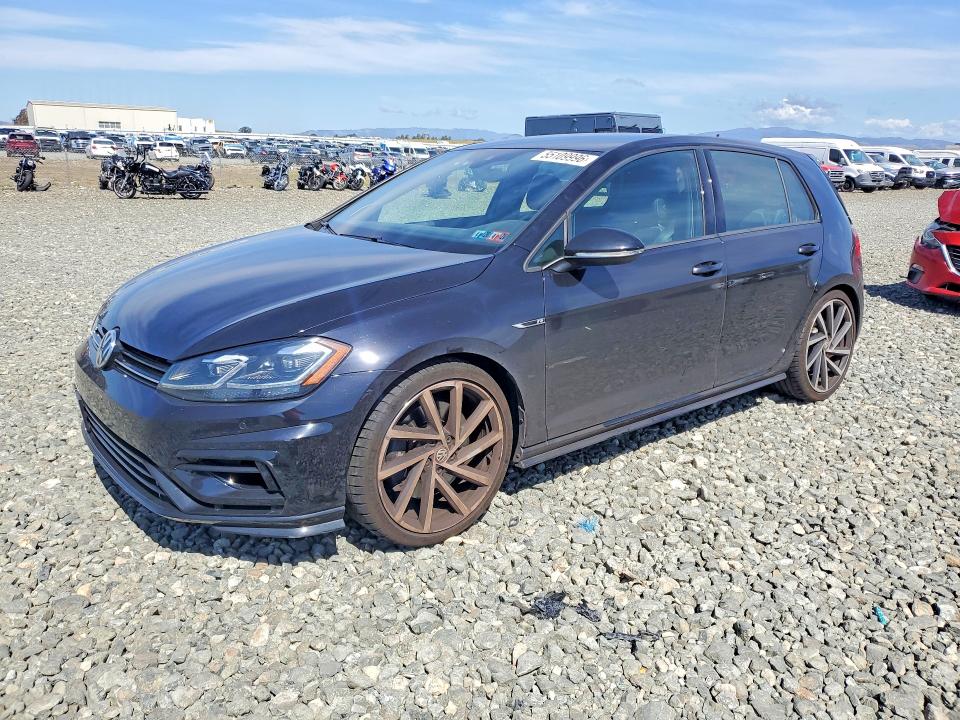 2019 Volkswagen Golf VIN WVWWA7AU5KW113590 COPART salvage auction — REAR END, Id - Salvage Certificate Of Title, sold $8,200 on 2026-08-13 (photo 1)