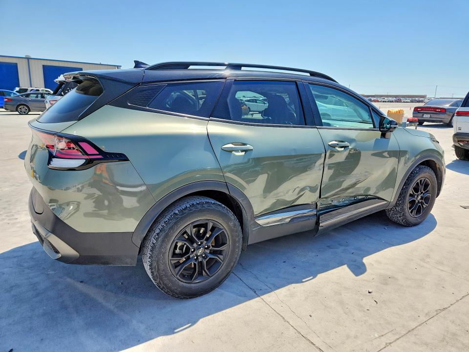 2023 Kia Sportage VIN 5XYK7CAF5PG017700 COPART salvage auction — SIDE, Tx - Salvage Vehicle Title, sold $11,500 on 2026-07-17 (photo 3)