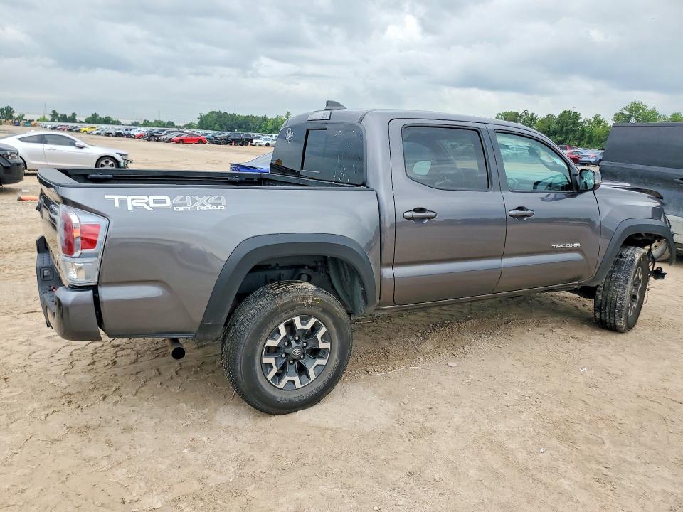 2021 Toyota Tacoma VIN 5TFCZ5AN9MX272599 COPART salvage auction — FRONT END, TX - SALVAGE VEHICLE TITLE (P), sold $9,300 on 2026-07-07 (photo 3)