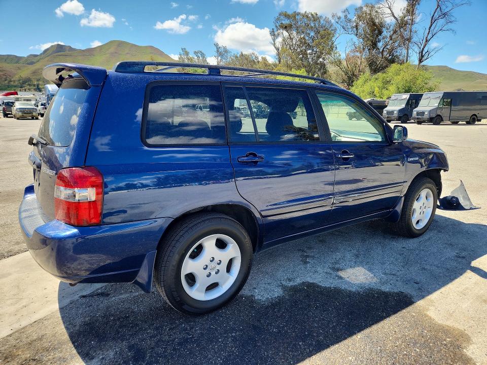 2005 Toyota Highlander VIN JTEEP21AX50100856 COPART salvage auction — FRONT END, CA - SALVAGE CERTIFICATE, sold $675 on 2026-07-24 (photo 3)