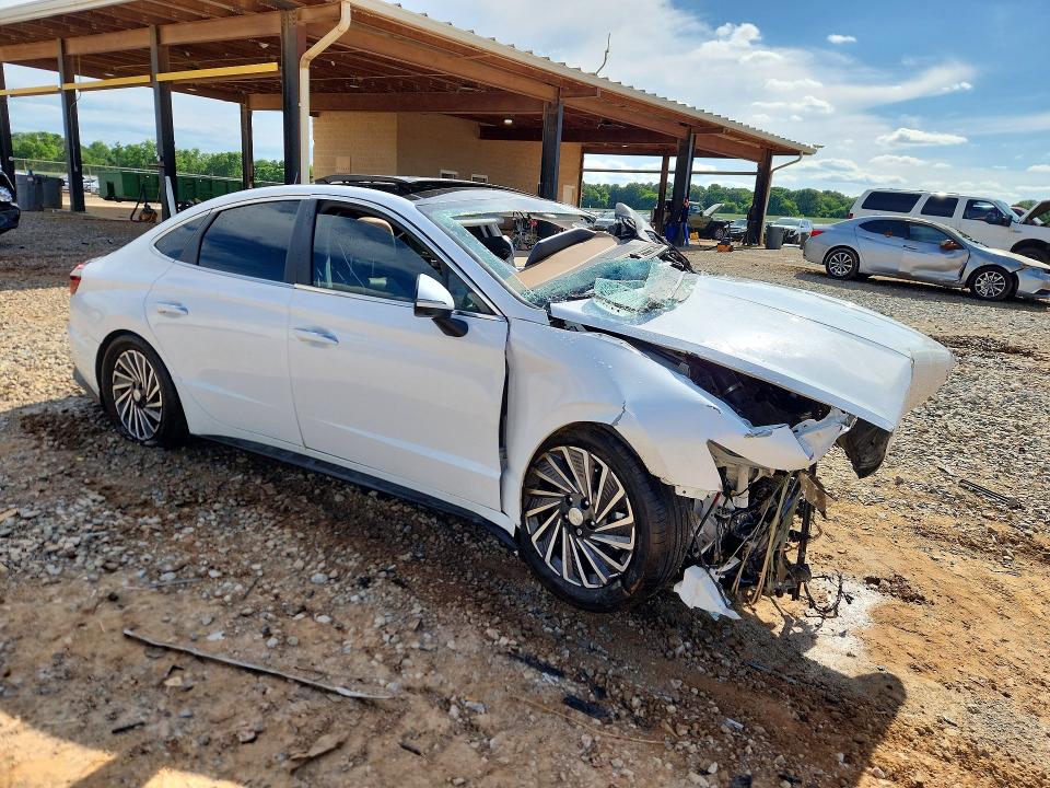 2023 Hyundai VIN KMHL54JJ6PA070552 COPART salvage auction — FRONT END, Al - Cert Of Title-Parts Only Salvg, sold $1,500 on 2026-07-22 (photo 4)