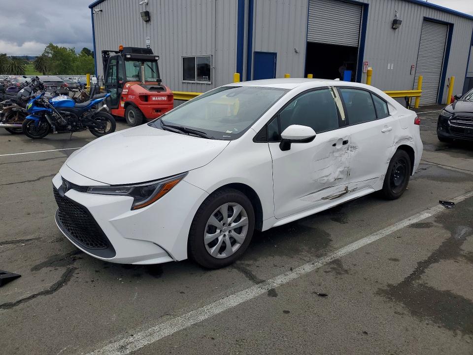 2022 Toyota VIN 5YFEPMAE7NP351603 COPART salvage auction — SIDE, Ca - Salvage Certificate, sold $6,600 on 2026-07-31 (photo 1)