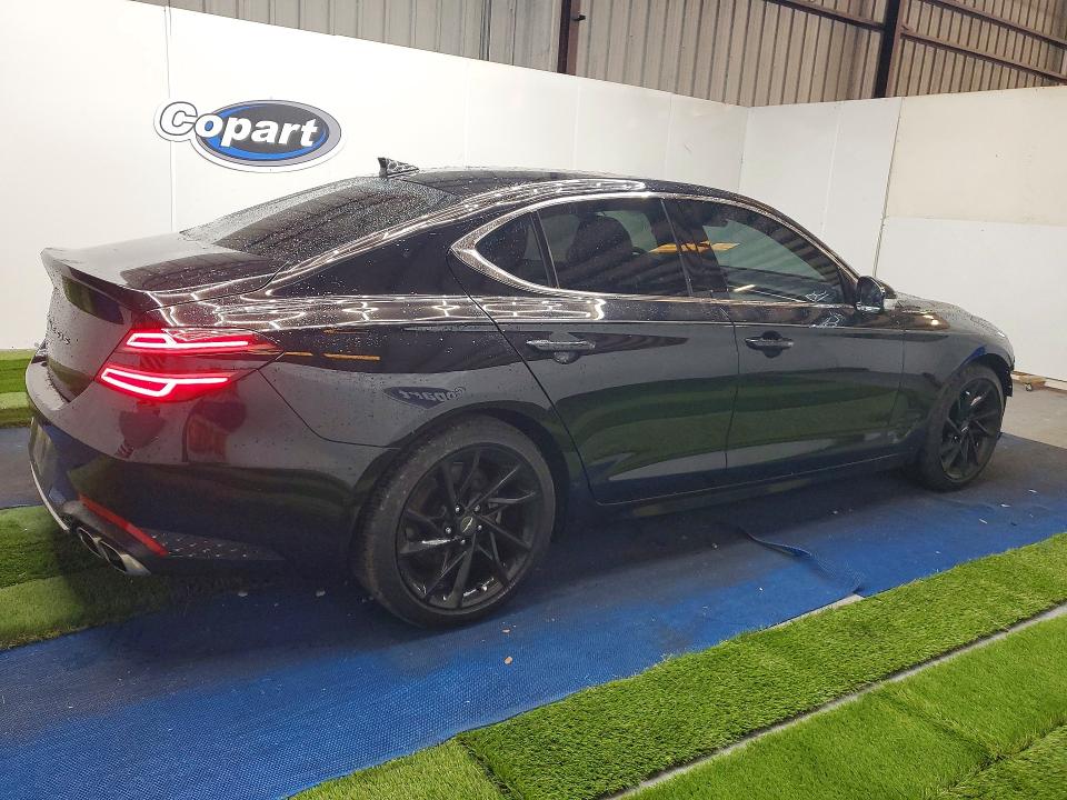 2022 Genesis G70 VIN KMTG34TA6NU092525 COPART salvage auction — FRONT END, FL - CERTIFICATE OF TITLE, sold $8,000 on 2026-07-09 (photo 3)