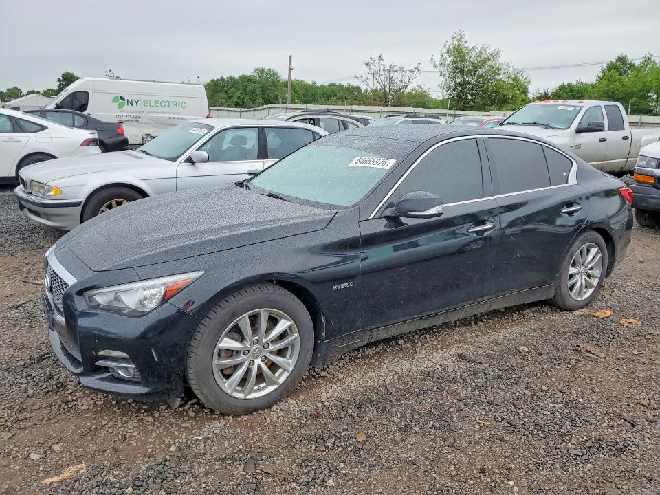 2014 Infiniti Q50 VIN JN1AV7AR8EM702243 — COPART salvage auction photo