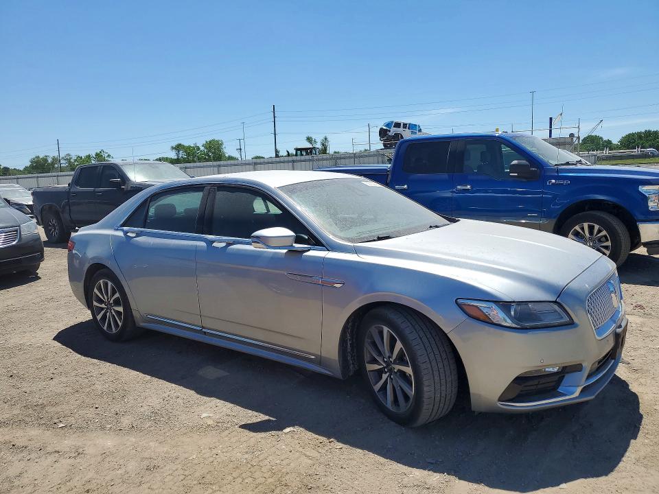 2020 Lincoln Continental VIN 1LN6L9PKXL5605613 COPART salvage auction — HAIL, Ia - Cert Of Title-Salvage Title, sold $8,700 on 2026-07-10 (photo 4)