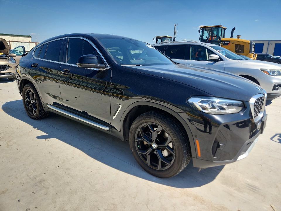 2024 BMW X4 VIN 5UX33DT03R9W97548 COPART salvage auction — REAR END, Tx - Salvage Vehicle Title, sold $24,700 on 2026-07-10 (photo 4)