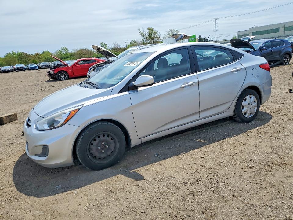 2016 Hyundai Accent VIN KMHCT4AE8GU988858 COPART salvage auction — HAIL, Il - Salvage Certificate, sold $675 on 2026-07-15 (photo 1)