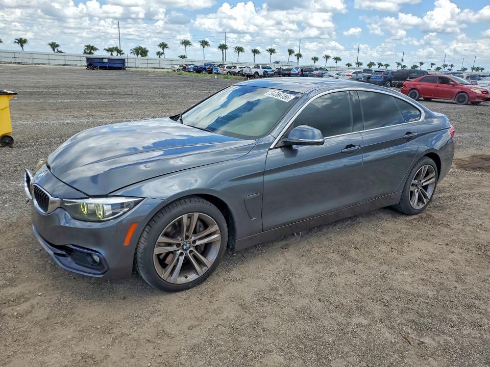 2019 BMW 4er VIN WBA4J7C55KBM75906 COPART salvage auction — FRONT END, Fl - Cert Of Title Slvg Rebuildable, sold $6,900 on 2026-07-13 (photo 1)