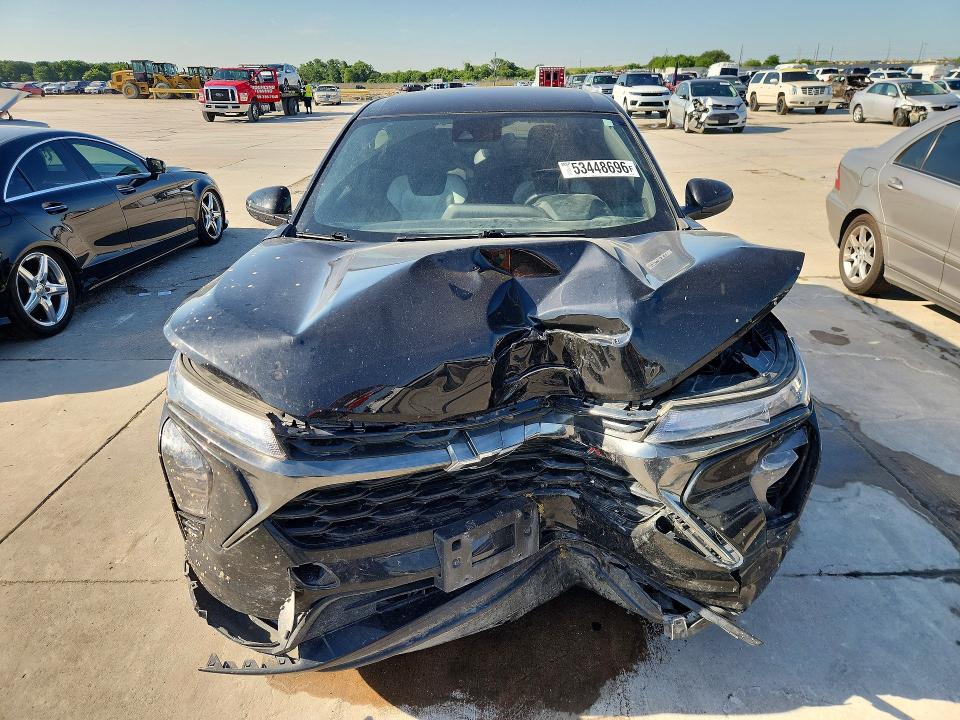 2024 Chevrolet VIN KL77LGE2XRC237077 COPART salvage auction — FRONT END, Tx - Salvage Vehicle Title, sold $1,600 on 2026-07-23 (photo 5)