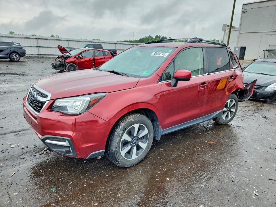2017 Subaru Forester VIN JF2SJARCXHH567906 COPART salvage auction — REAR END, Va - Non-Repairable Certificate, sold $1,600 on 2026-07-15 (photo 1)