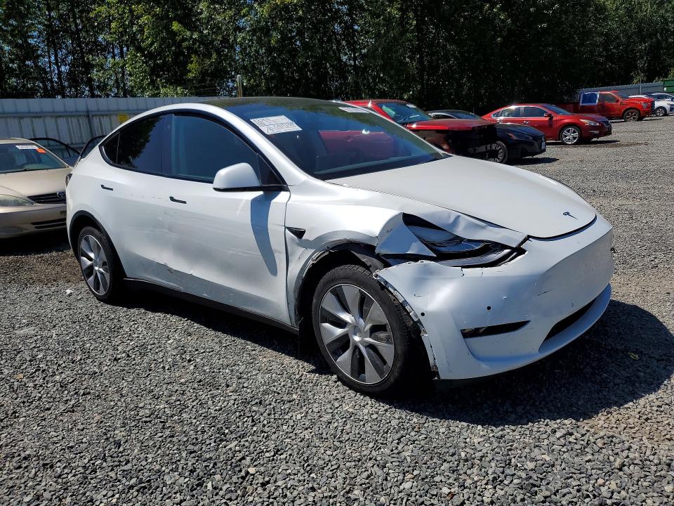 2021 Tesla Model y VIN 5YJYGDEE1MF198198 COPART salvage auction — FRONT END, Wa - Bill Of Sale, sold $11,800 on 2026-07-13 (photo 4)