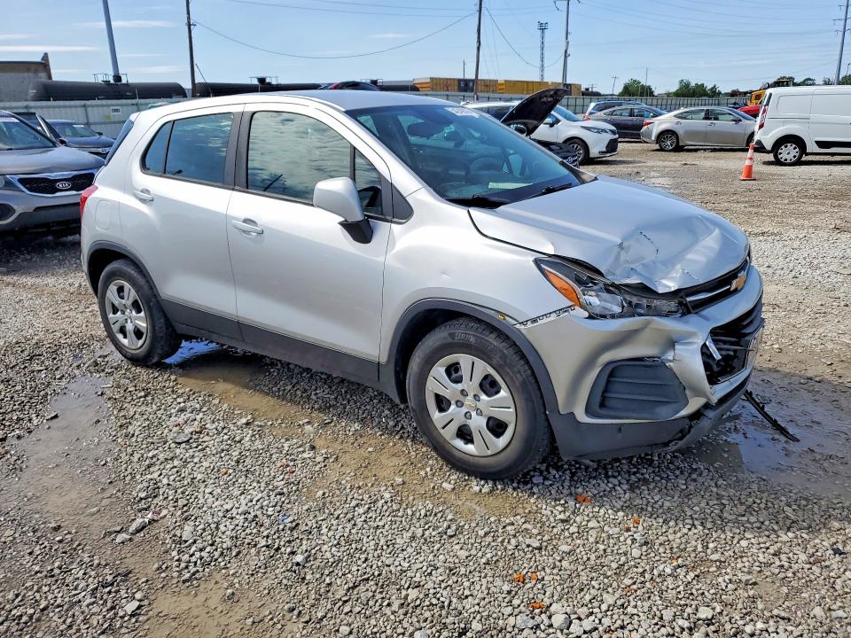 2017 Chevrolet Trax VIN KL7CJKSB3HB185632 COPART salvage auction — FRONT END, Salvage Title, sold $175 on 2026-07-21 (photo 4)