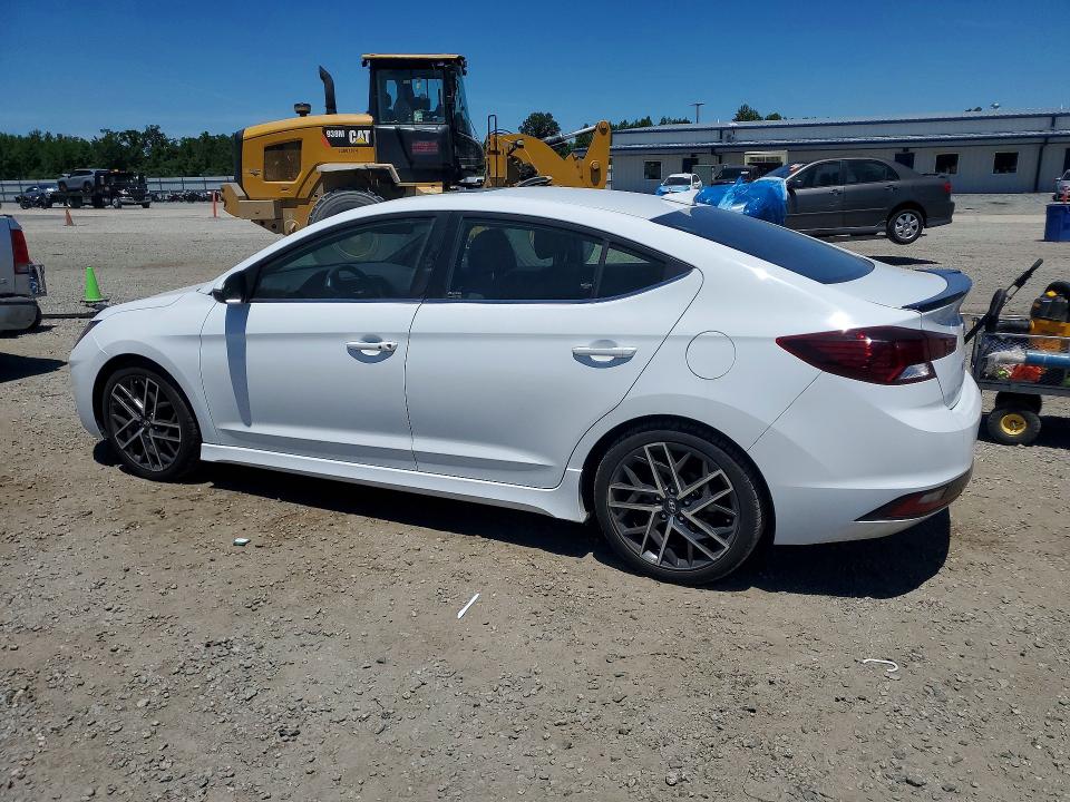 2020 Hyundai Elantra VIN KMHD04LB2LU056357 COPART salvage auction — SIDE, Nc - Salvage Certificate Of Title, sold $2,100 on 2026-07-27 (photo 2)