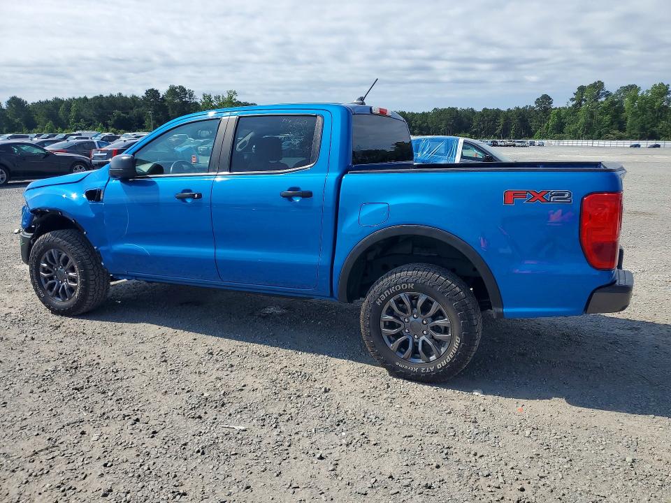 2021 Ford Ranger VIN 1FTER4EH7MLD57133 COPART salvage auction — FRONT END, Nc - Salvage Certificate Of Title, sold $7,700 on 2026-07-27 (photo 2)
