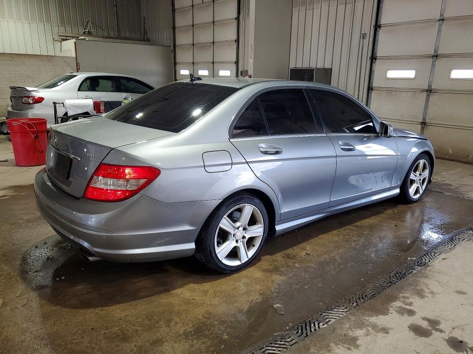 2011 Mercedes-benz C class VIN WDDGF8BB9BR164104 COPART salvage auction — FRONT END, Pa - Certificate Of Salvage, sold $1,000 on 2026-07-09 (photo 3)