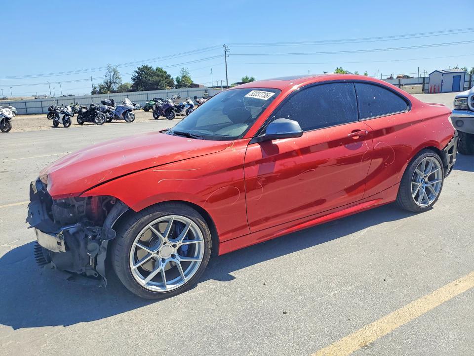 2015 BMW M2 VIN WBA1J7C55FV253972 COPART salvage auction — FRONT END, Id - Salvage Certificate Of Title, sold $7,500 on 2026-08-27 (photo 1)