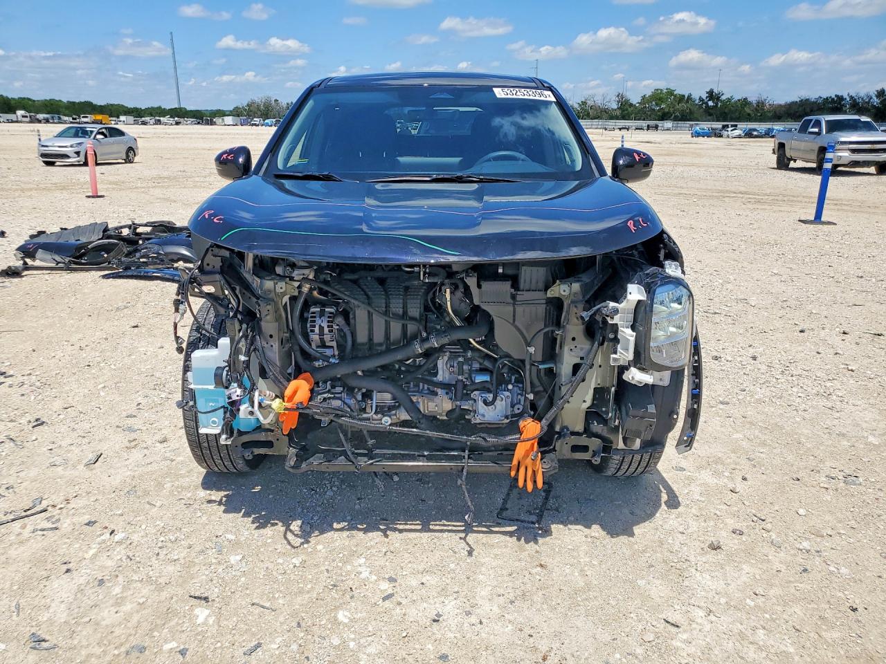 2025 Mitsubishi Outlander VIN JA4J3UA86SZ055472 COPART salvage auction — Front End, TX - SALVAGE VEHICLE TITLE, sold $9,300 on 2026-07-09 (photo 5)