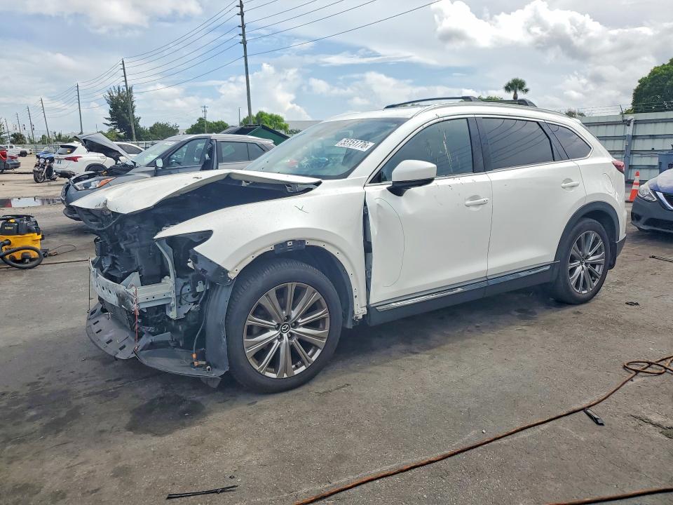2021 Mazda VIN JM3TCBEY9M0515493 COPART salvage auction — FRONT END, Fl - Certificate Of Destruction, sold $6,300 on 2026-07-27 (photo 1)