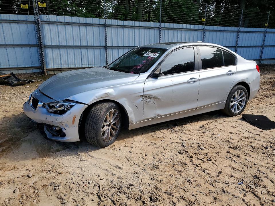 2018 BMW 3er VIN WBA8A9C54JAD28030 COPART salvage auction — UNDERCARRIAGE, GA - CERT OF TITLE-SALVAGE, sold $1,050 on 2026-07-24 (photo 1)
