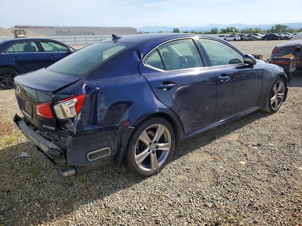 2011 Lexus Is 250 VIN JTHBF5C2XB5145813 COPART salvage auction — REAR END, CA - SALVAGE CERTIFICATE, sold $2,550 on 2026-07-17 (photo 3)