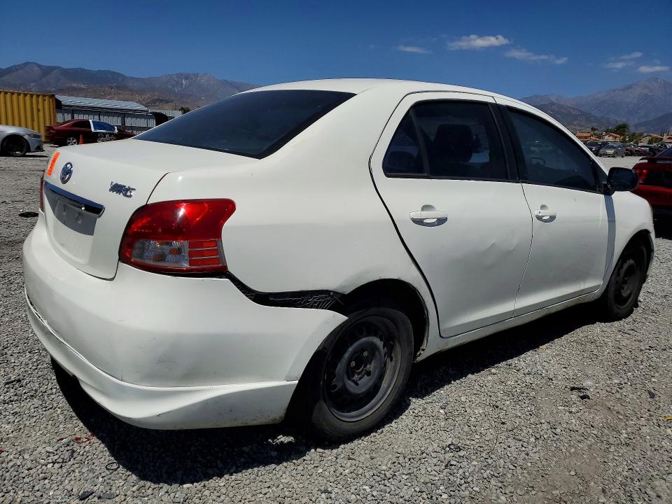 2007 Toyota Yaris VIN JTDBT923671142983 COPART salvage auction — REAR END, Ca - Dis/Dlr/Exp App For Dup Clean, sold $425 on 2026-07-08 (photo 3)