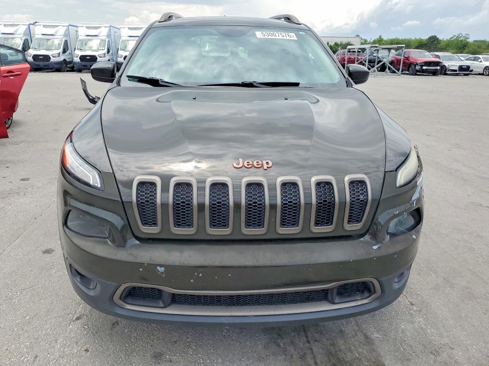 2016 Jeep Cherokee VIN 1C4PJLCB4GW346358 COPART salvage auction — FRONT END, Fl - Cert Of Title Slvg Rebuildable, sold $925 on 2026-07-09 (photo 5)