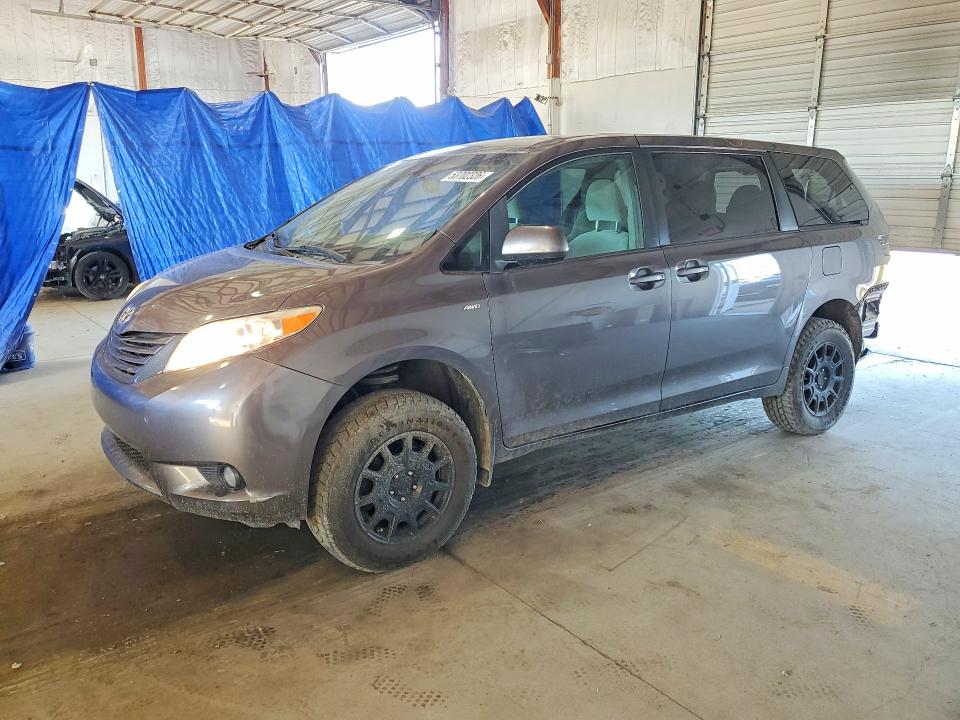 2017 Toyota Sienna VIN 5TDJZ3DC6HS178309 COPART salvage auction — REAR END, Ky - Cert Of Title-Salvage, sold $3,150 on 2026-07-13 (photo 1)