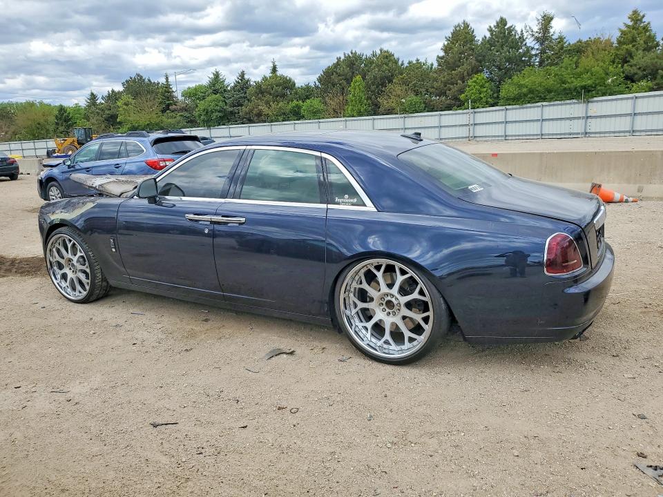 2012 Rolls-royce Ghost VIN SCA664S56CUX50709 COPART salvage auction — ENGINE BURN, Il - Salvage Certificate, sold $18,200 on 2026-07-21 (photo 2)