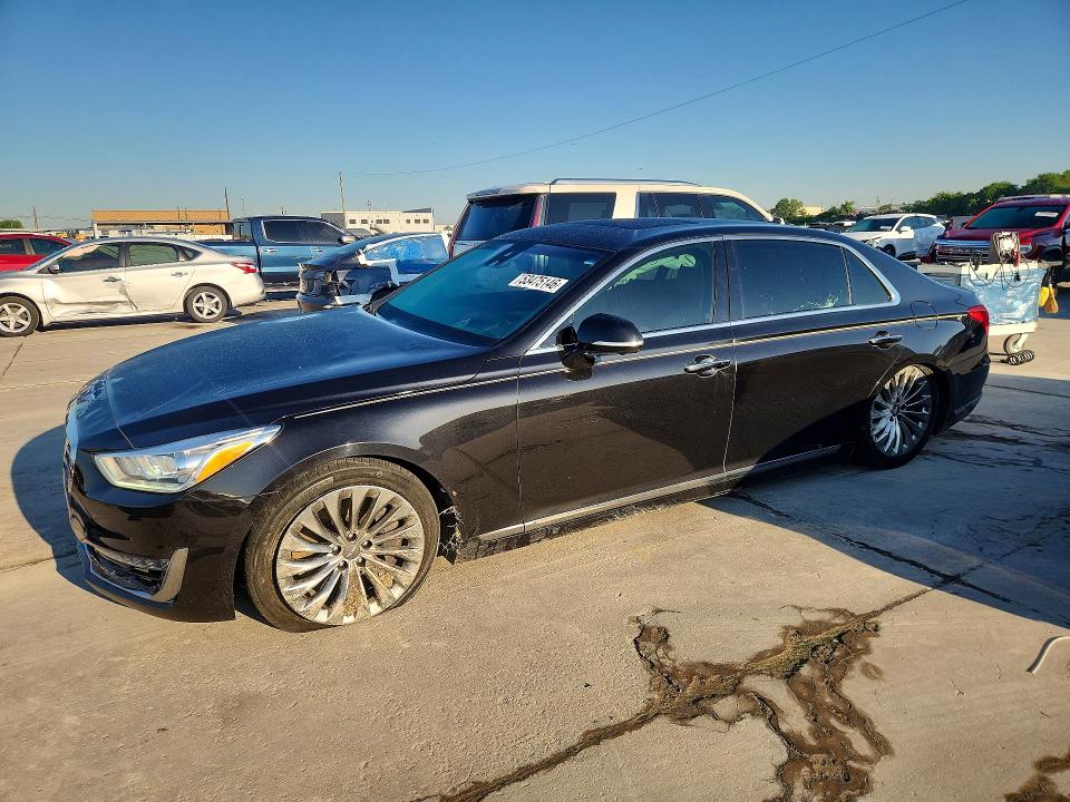 2019 Genesis G90 VIN KMTF34JA0KU058672 — COPART salvage auction photo