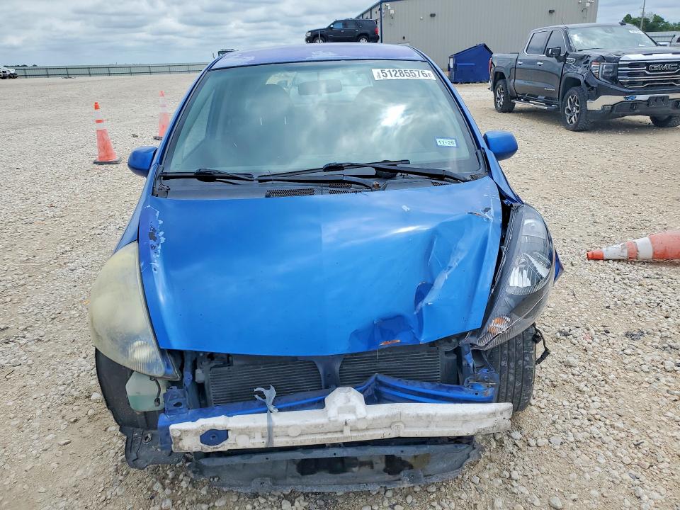 2008 Honda Fit VIN JHMGD37478S048672 COPART salvage auction — FRONT END, Tx - Salvage Vehicle Title, sold $300 on 2026-07-02 (photo 5)