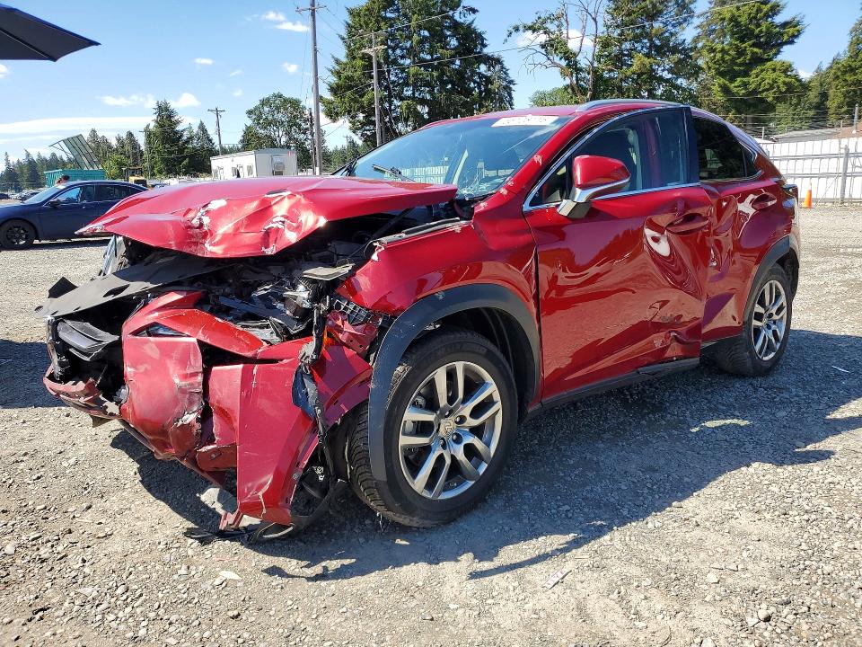 2015 Lexus Nx VIN JTJBARBZ8F2029987 COPART salvage auction — FRONT END, Wa - Bill Of Sale, sold $2,150 on 2026-07-07 (photo 1)