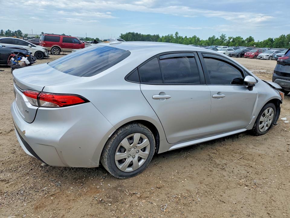 2021 Toyota Corolla VIN JTDEPMAE1MJ141548 COPART salvage auction — FRONT END, Tx - Salvage Vehicle Title, sold $4,200 on 2026-07-10 (photo 3)