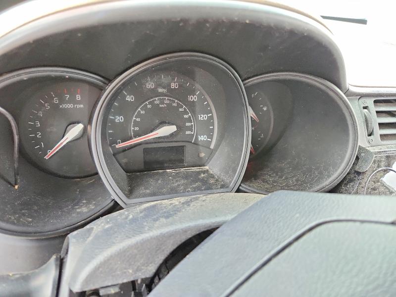 2015 Kia Rio VIN KNADM4A38F6457504 COPART salvage auction — FRONT END, Ca - Salvage Certificate, sold $150 on 2026-07-09 (photo 9)