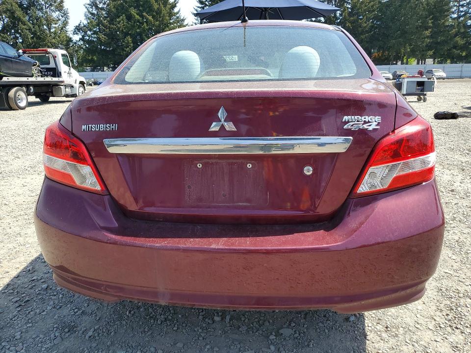 2017 Mitsubishi Mirage VIN ML32F3FJXHHF09914 COPART salvage auction — FRONT END, WA - BILL OF SALE, sold $400 on 2026-07-02 (photo 6)
