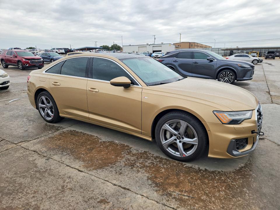 2024 Audi A6 VIN WAUM2BF22RN044515 COPART salvage auction — SIDE, Tx - Salvage Vehicle Title, sold $18,100 on 2026-09-10 (photo 6)