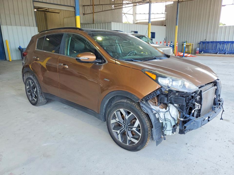 2020 Kia Sportage VIN KNDPNCAC5L7685702 COPART salvage auction — FRONT END, Tx - Salvage Vehicle Title, sold $2,850 on 2026-07-14 (photo 4)