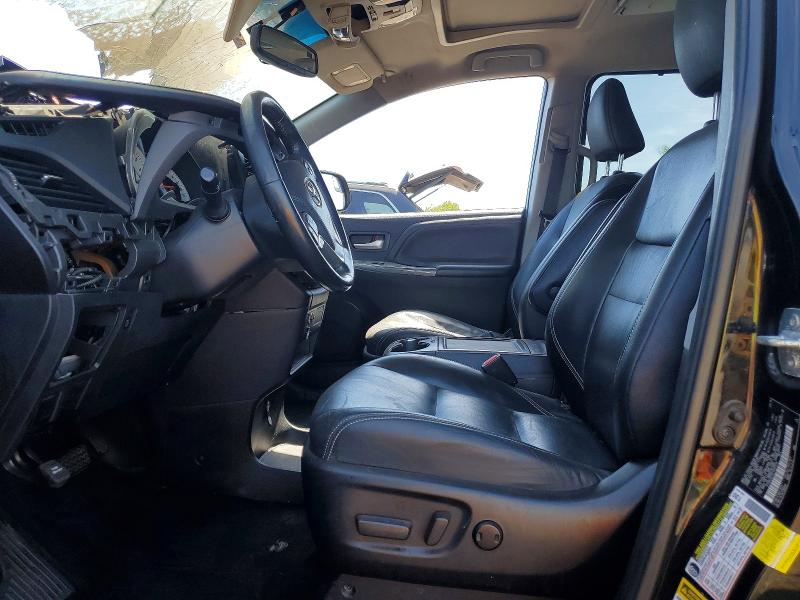 2015 Toyota Sienna VIN 5TDXK3DC0FS597879 COPART salvage auction — ENGINE BURN, Il - Salvage Certificate, sold $725 on 2026-07-17 (photo 7)