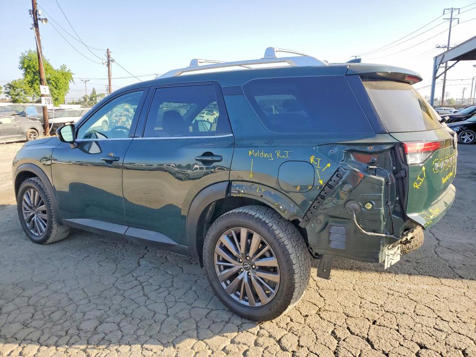 2023 Nissan Pathfinder VIN 5N1DR3CB1PC205224 COPART salvage auction — REAR END, Ca - Salvage Certificate, sold $9,400 on 2026-07-28 (photo 2)