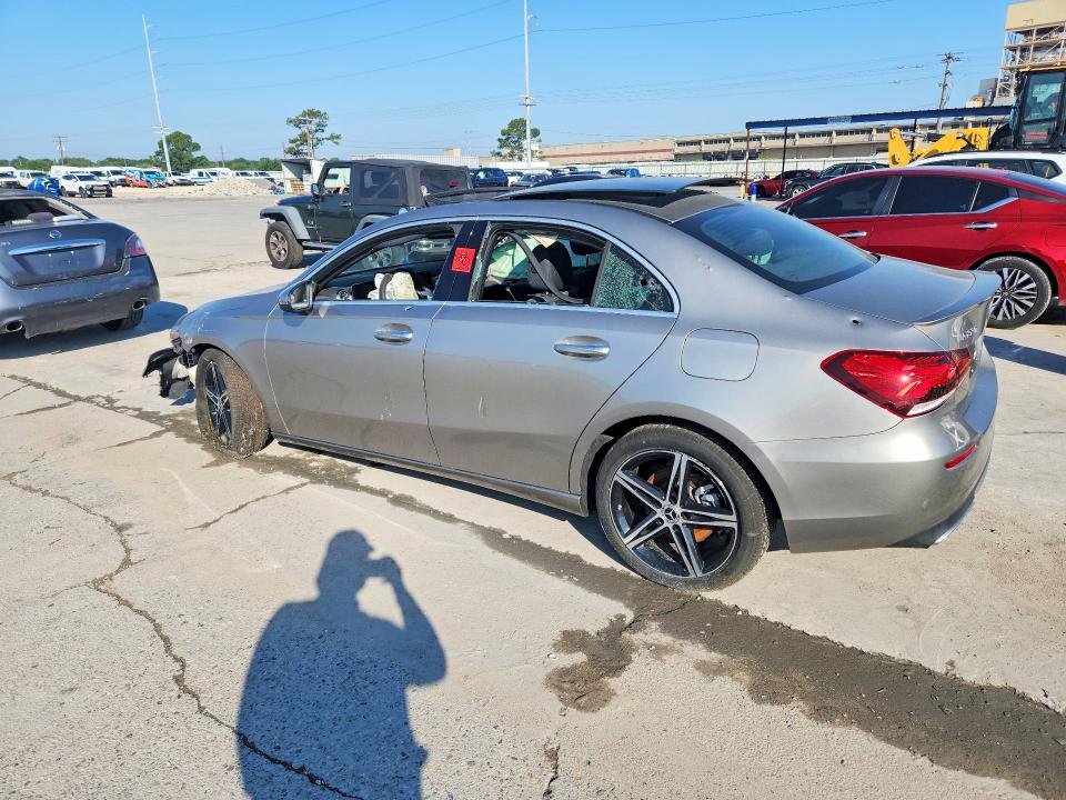 2020 Mercedes-benz A-klasse VIN W1K3G4EB8LJ216919 COPART salvage auction — FRONT END, La - Cert Of Title-Salvage, sold $3,850 on 2026-07-08 (photo 2)