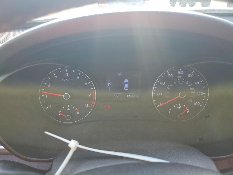 2018 Kia Optima VIN 5XXGU4L31JG226757 COPART salvage auction — FRONT END, Sc - Cert Of Title-Salvage, sold $1,300 on 2026-07-10 (photo 9)