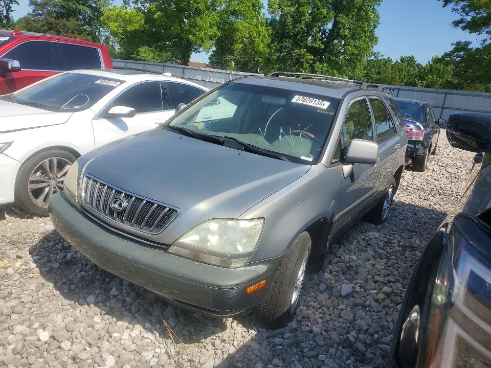 2001 Lexus Rx 300 VIN JTJGF10U210102100 COPART salvage auction — MECHANICAL, Ms - Cert Of Title-Salvaged, sold $275 on 2026-07-17 (photo 1)