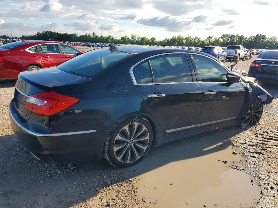 2012 Hyundai VIN KMHGC4DH1CU155517 COPART salvage auction — FRONT END, Tx - Salvage Vehicle Title, sold $675 on 2026-07-28 (photo 3)