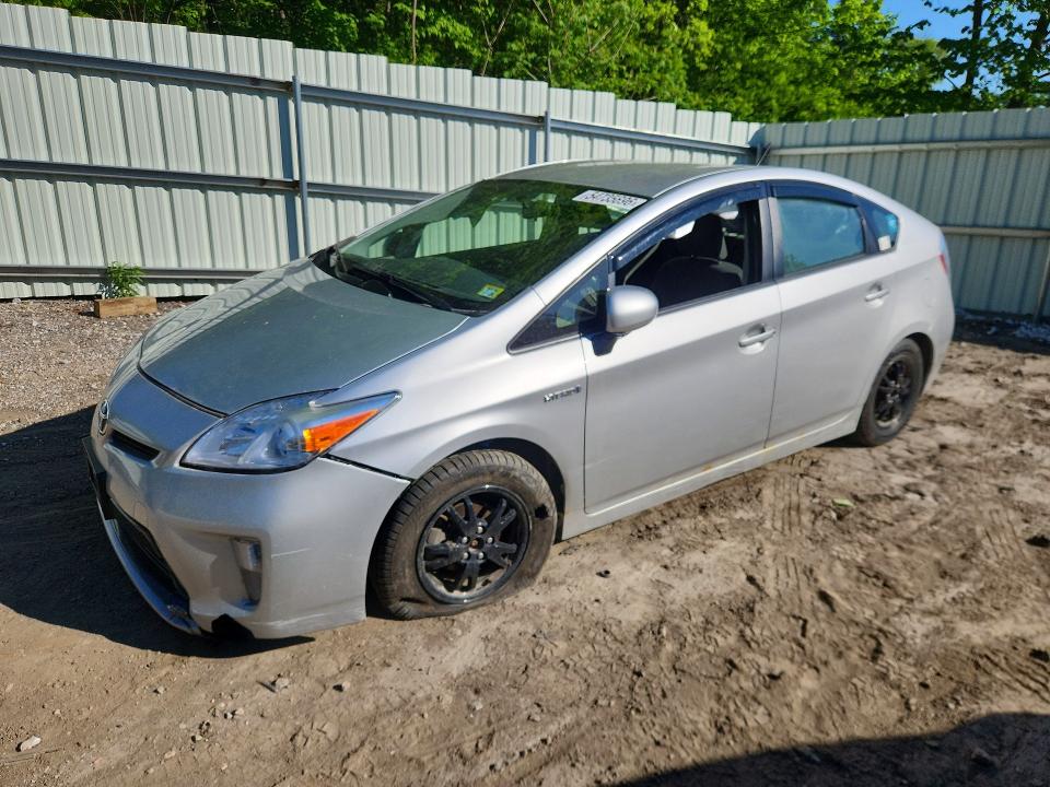 2015 Toyota Prius VIN JTDKN3DU0F1875901 COPART salvage auction — FRONT END, Vt - Cert Of Title-Salvage Vehicle, sold $1,850 on 2026-07-27 (photo 1)