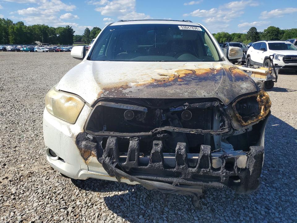 2008 Toyota Highlander VIN JTEDS43A182057262 COPART salvage auction — BURN, Ar - Cert Of Title-Salvage, sold $900 on 2026-07-08 (photo 5)
